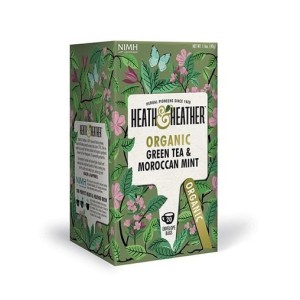 Heath&Heather БИО Зелен чай с мароканска мента 20 бр.
